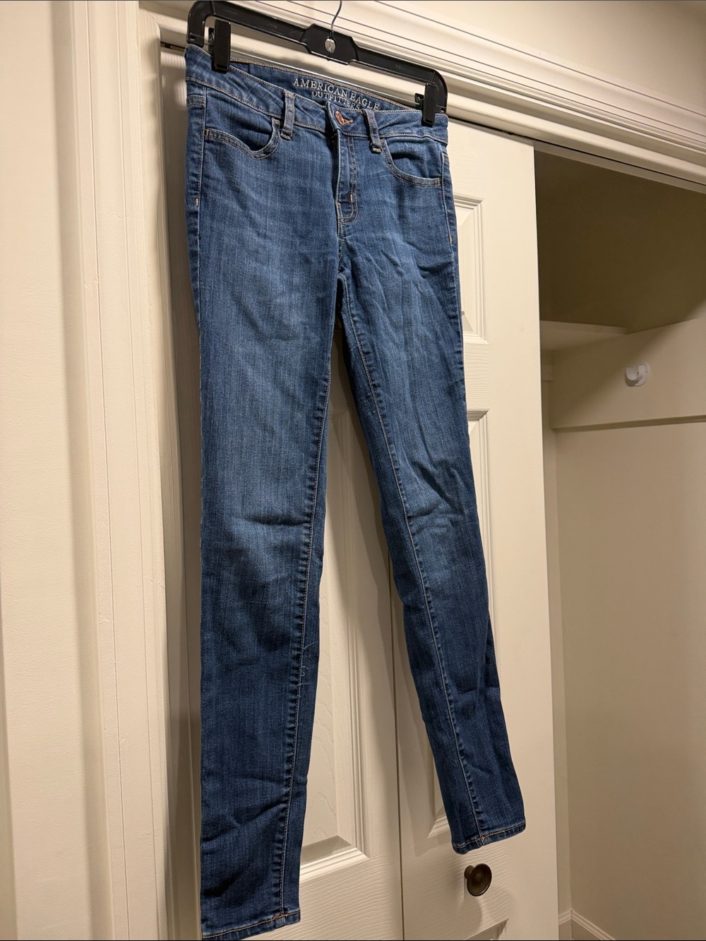 American Eagle Outfitters Women's Medium Blue Skinny Jeans
